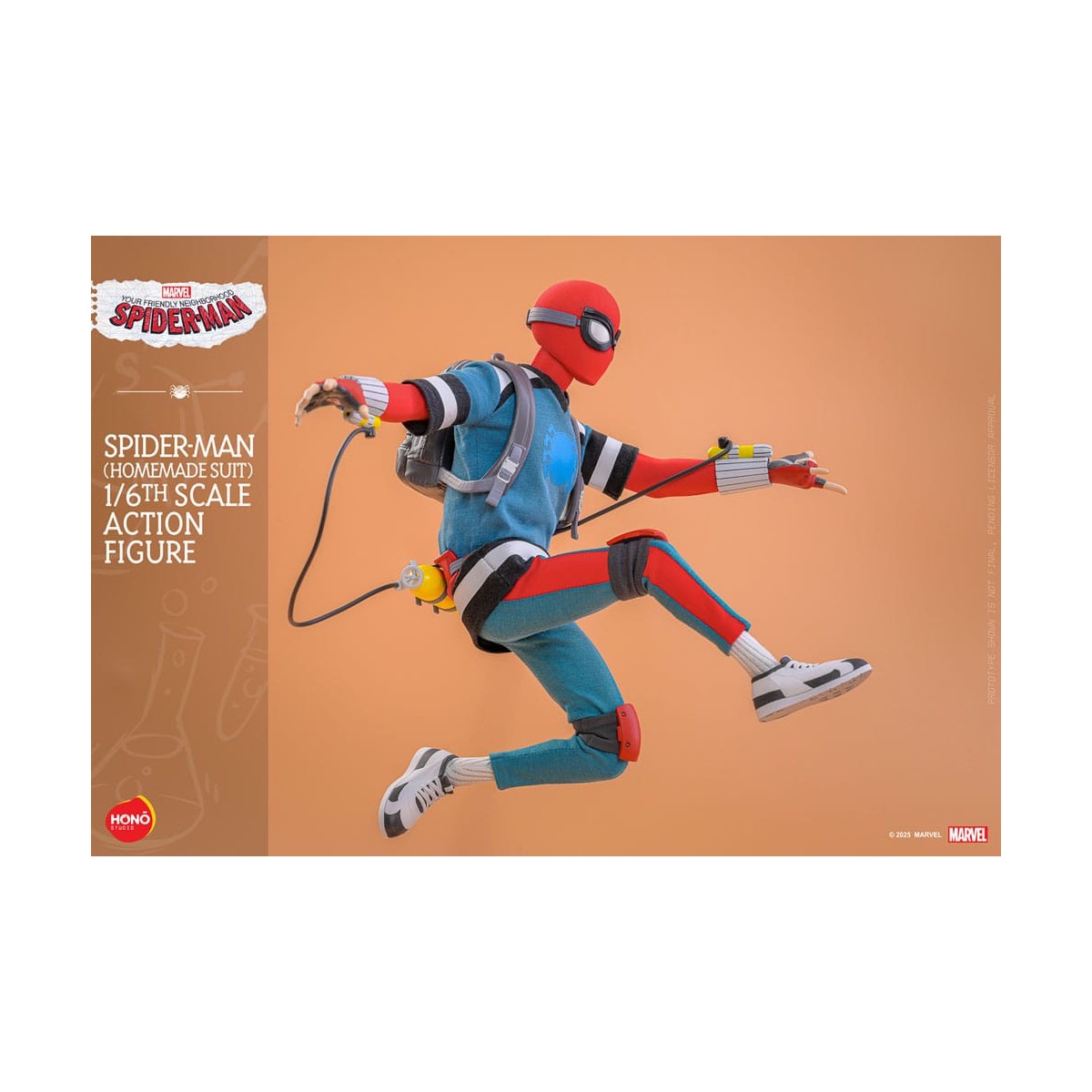 Hot Toys/Hono Studio - Marvel - Yours truly Spider-Man - Spider-Man (Traje casero) 1/6