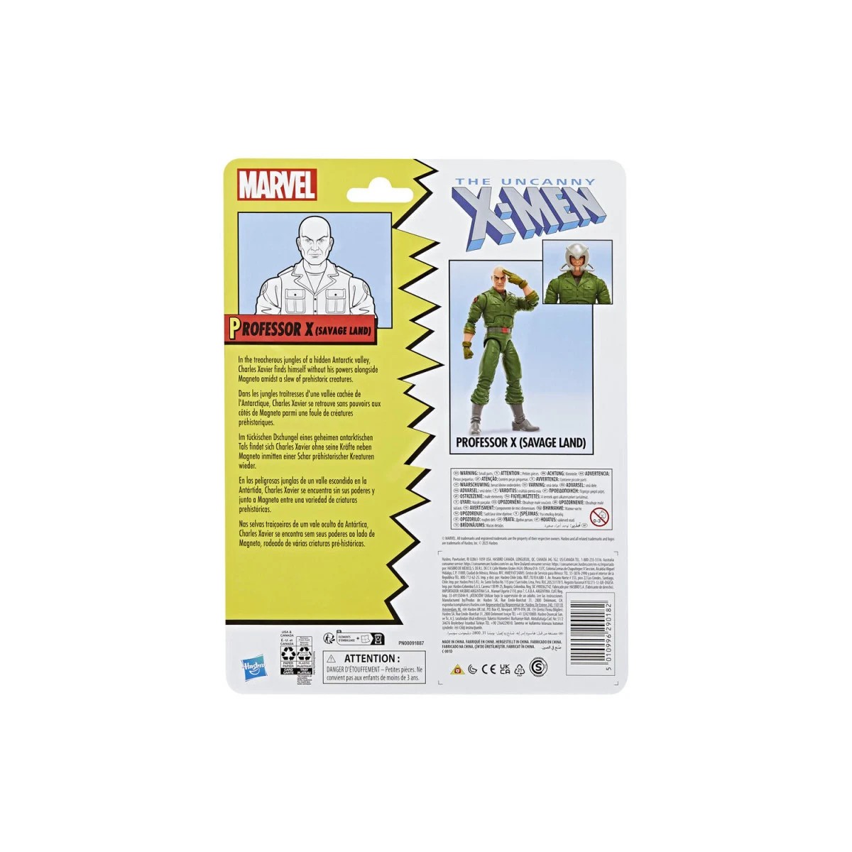 Hasbro Marvel Legends Series Uncanny X-Men - Profesor X Tierra Salvaje