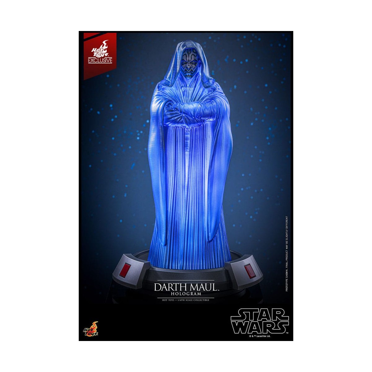Hot Toys Star Wars - Darth Maul Holograma Exclusivo - Episodio I