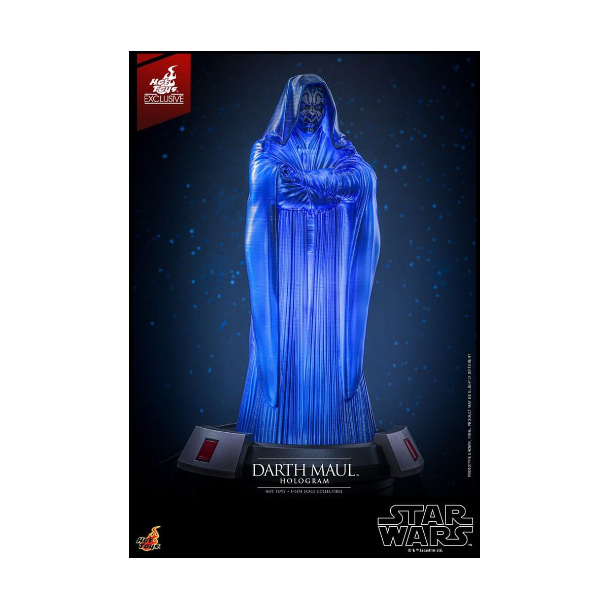 Hot Toys Star Wars - Darth Maul Holograma Exclusivo - Episodio I