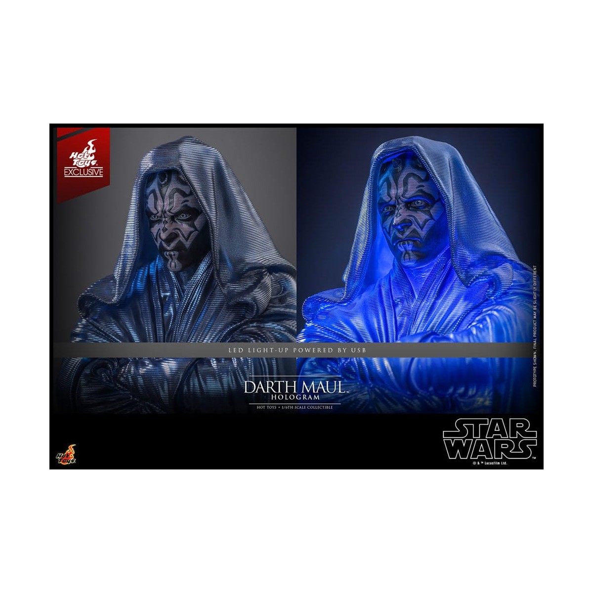 Hot Toys Star Wars - Darth Maul Holograma Exclusivo - Episodio I