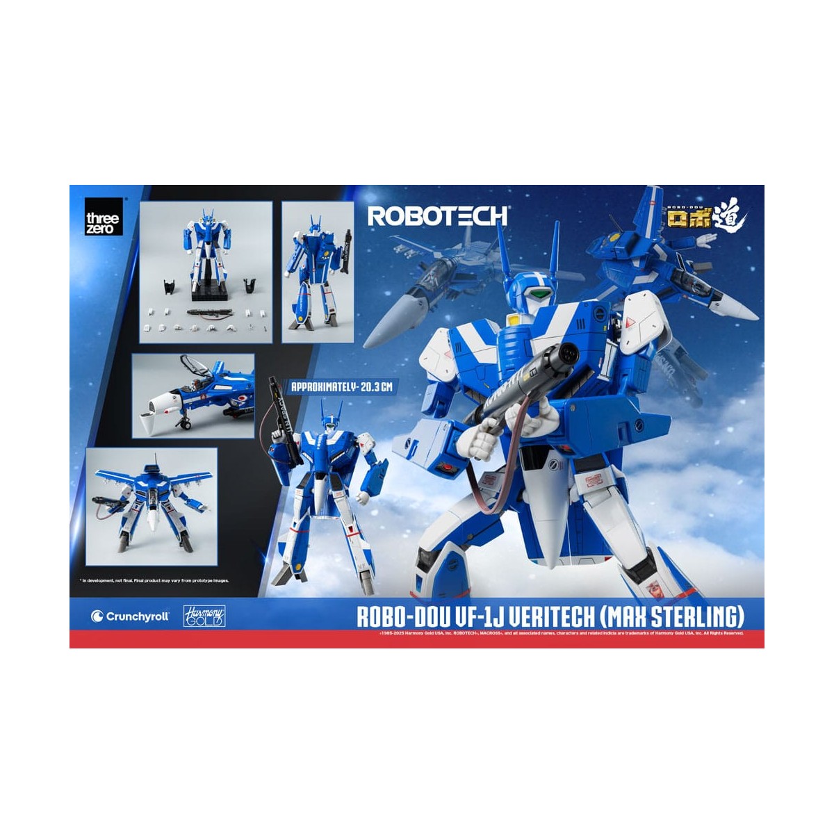 Tres Cero - ROBOTECH - VF-1J Veritech (Max Sterling) Robo-Dou - Macross