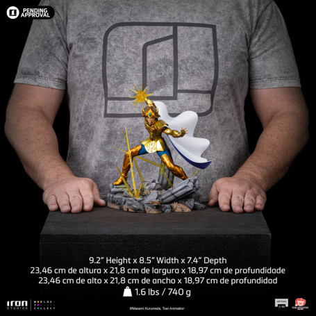 Iron Studios - Saint Seiya - Leo Aiolia BDS Art Escala 1/10 - Los Caballeros del Zodiaco Aior del León