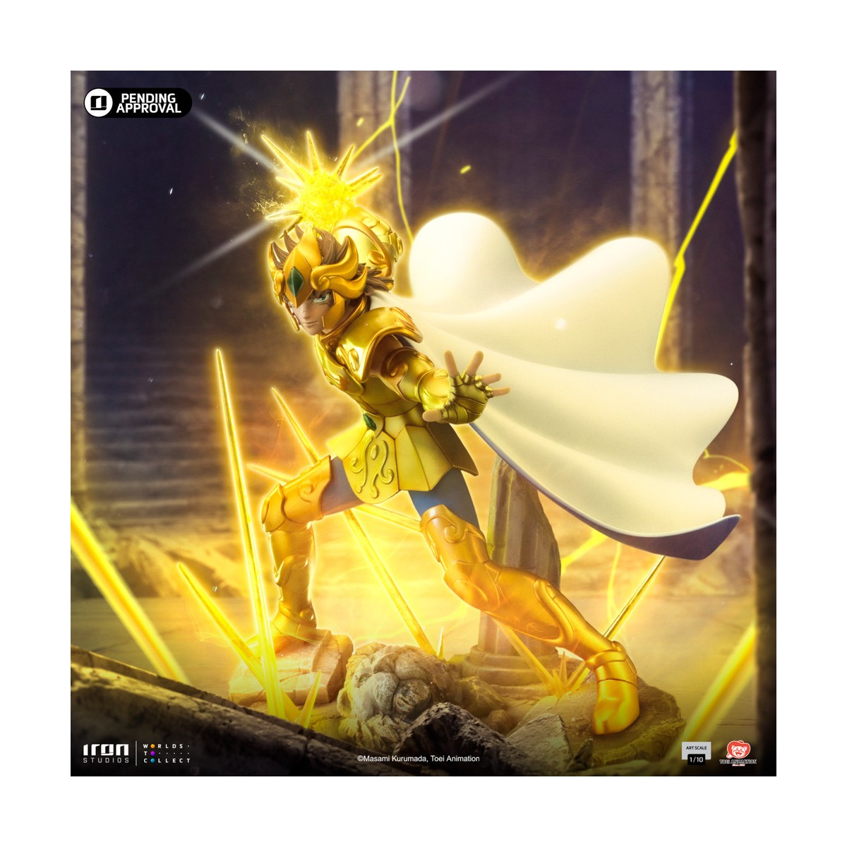 Iron Studios - Saint Seiya - Leo Aiolia BDS Art Escala 1/10 - Los Caballeros del Zodiaco Aior del León