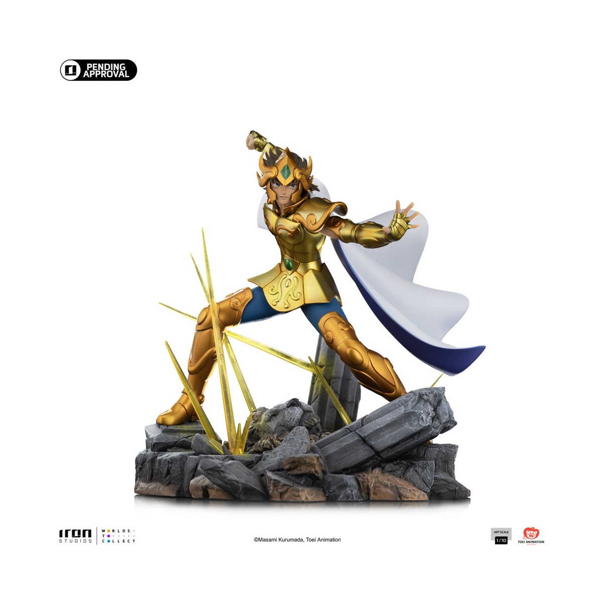 Iron Studios - Saint Seiya - Leo Aiolia BDS Art Escala 1/10 - Los Caballeros del Zodiaco Aior del León