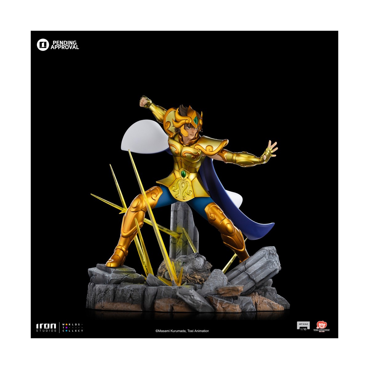 Iron Studios - Saint Seiya - Leo Aiolia BDS Art Escala 1/10 - Los Caballeros del Zodiaco Aior del León