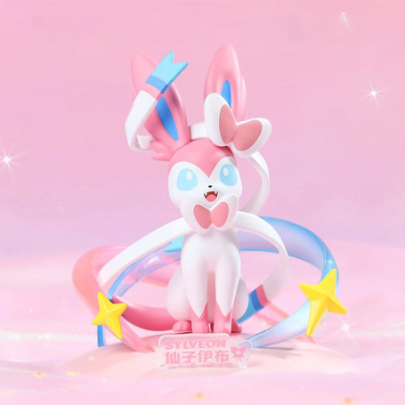 Funism - Pokemon Prime Figura Mini - NYMPHALI - Sylveon - Nymphia