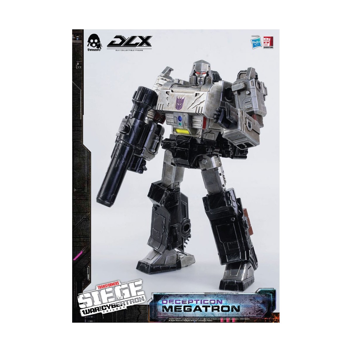 Three0 Transformers - DLX MEGATRON - Trilogía de la Guerra por Cybertron