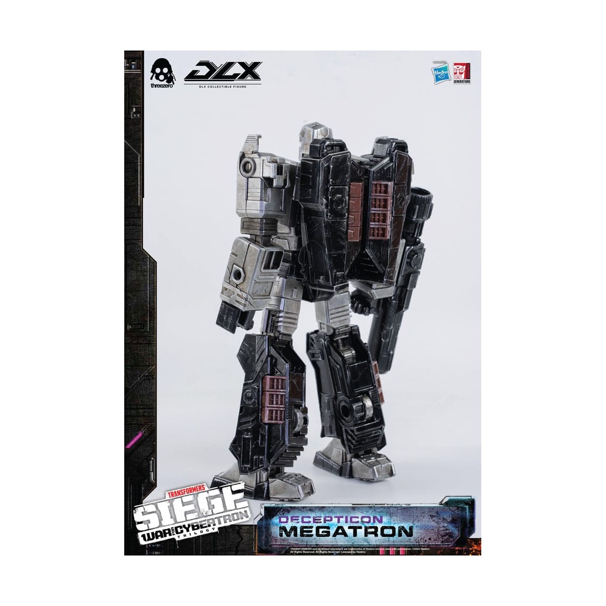 Three0 Transformers - DLX MEGATRON - Trilogía de la Guerra por Cybertron