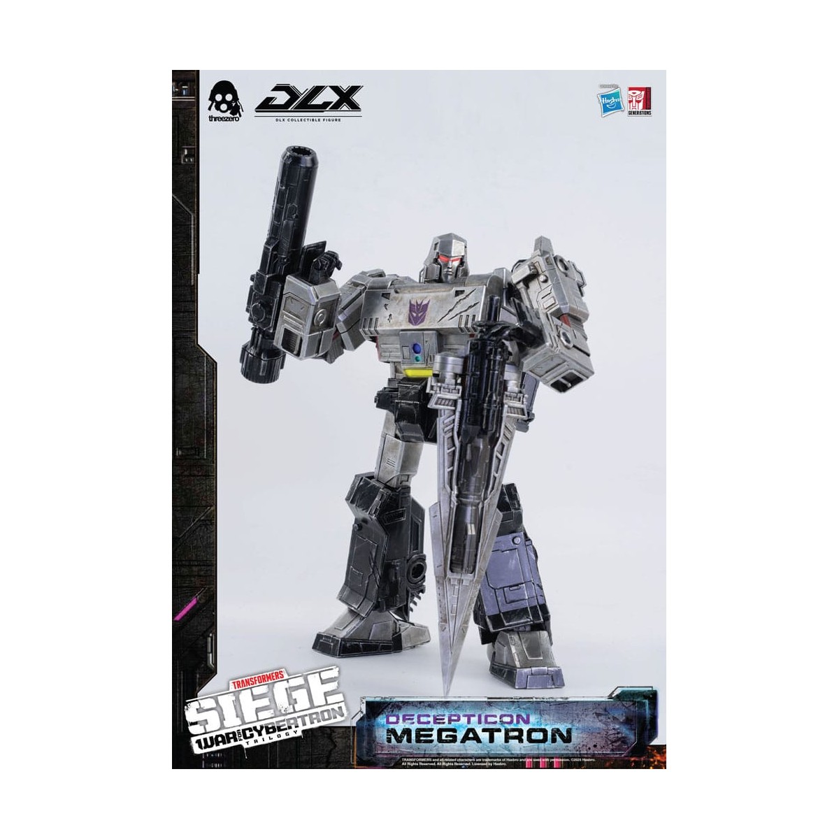 Three0 Transformers - DLX MEGATRON - Trilogía de la Guerra por Cybertron
