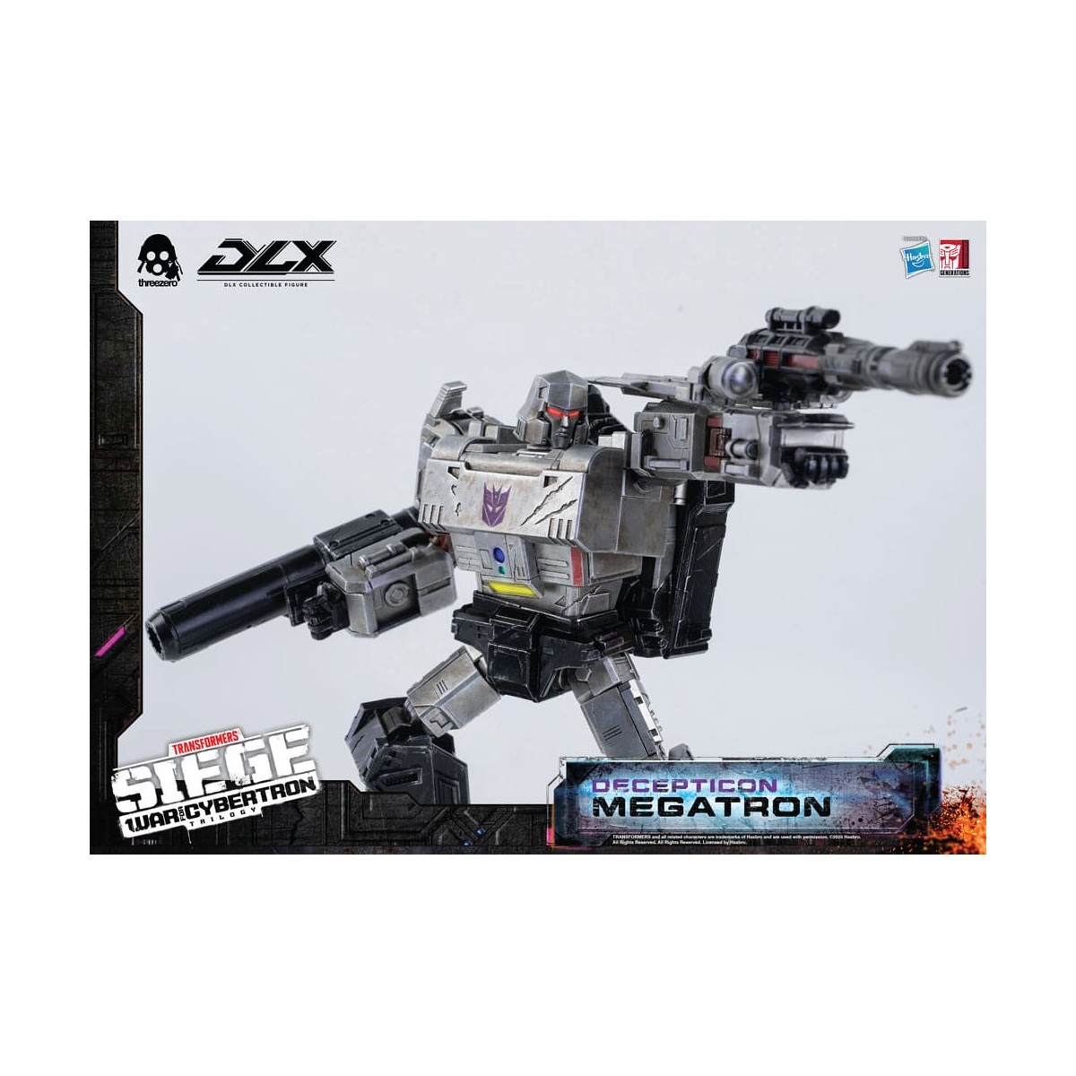 Three0 Transformers - DLX MEGATRON - Trilogía de la Guerra por Cybertron