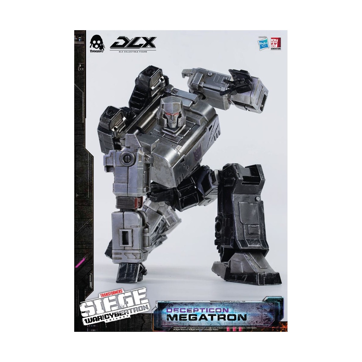 Three0 Transformers - DLX MEGATRON - Trilogía de la Guerra por Cybertron