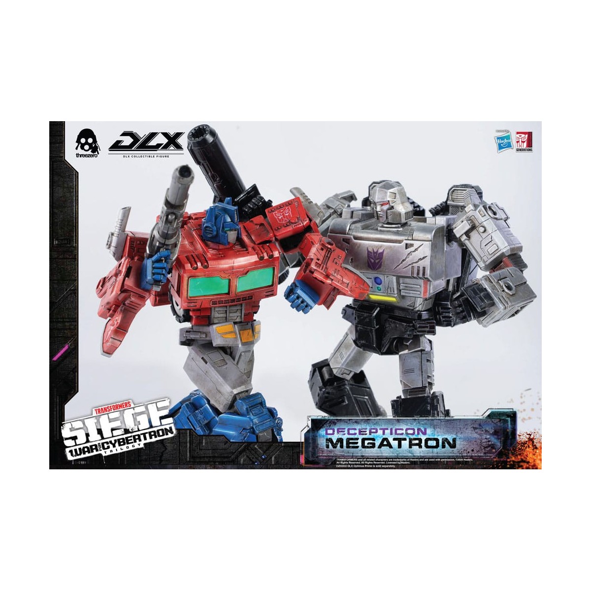 Three0 Transformers - DLX MEGATRON - Trilogía de la Guerra por Cybertron