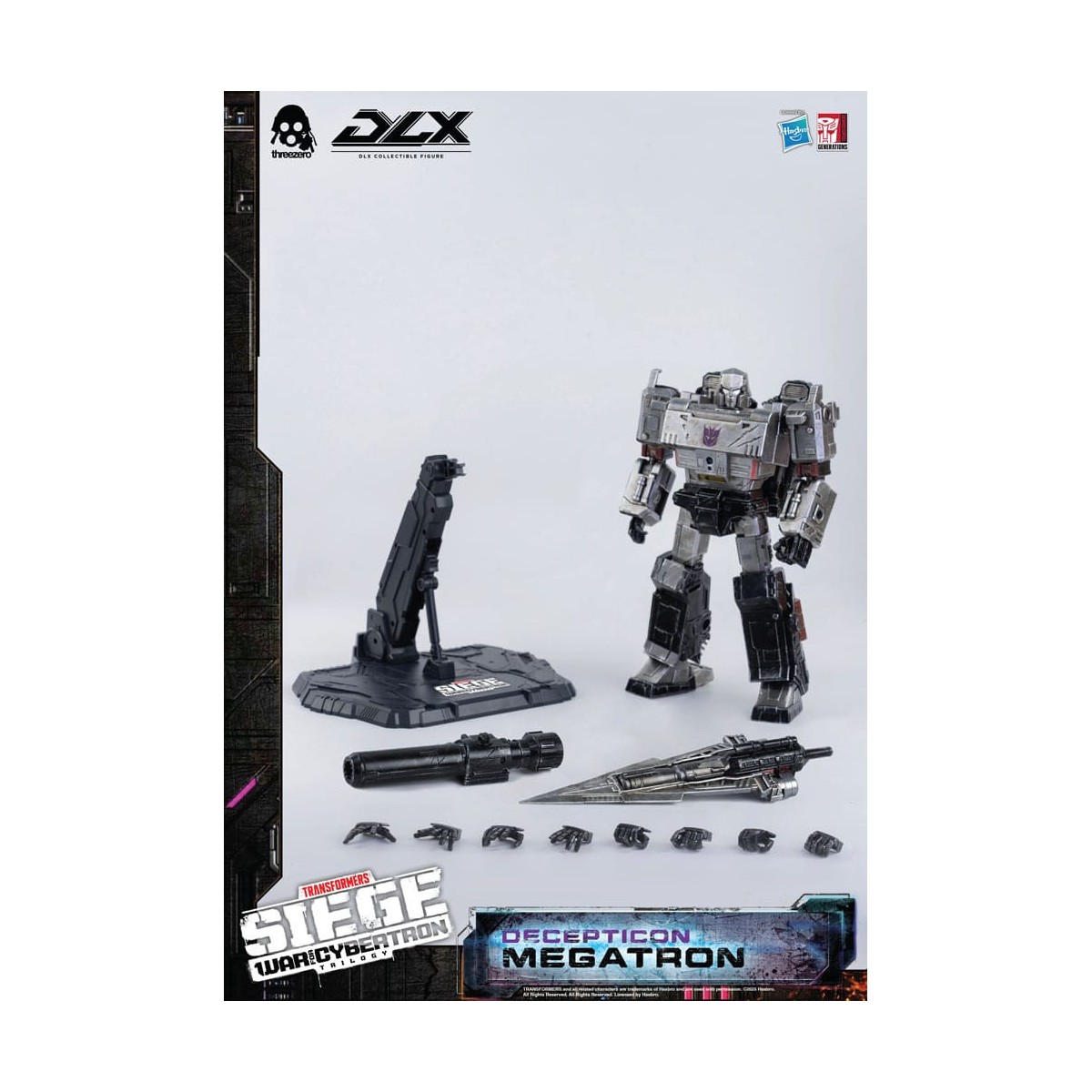 Three0 Transformers - DLX MEGATRON - Trilogía de la Guerra por Cybertron