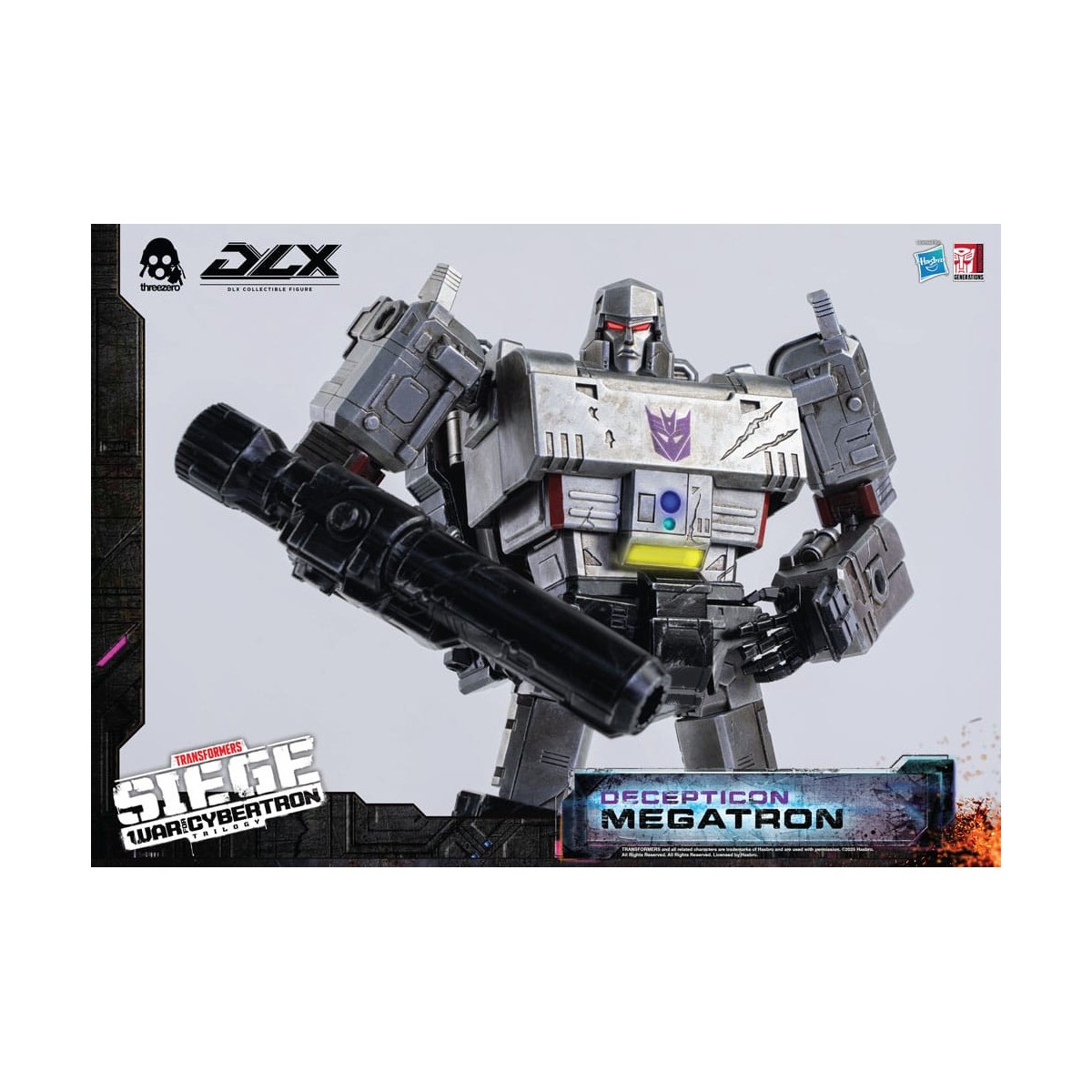 Three0 Transformers - DLX MEGATRON - Trilogía de la Guerra por Cybertron