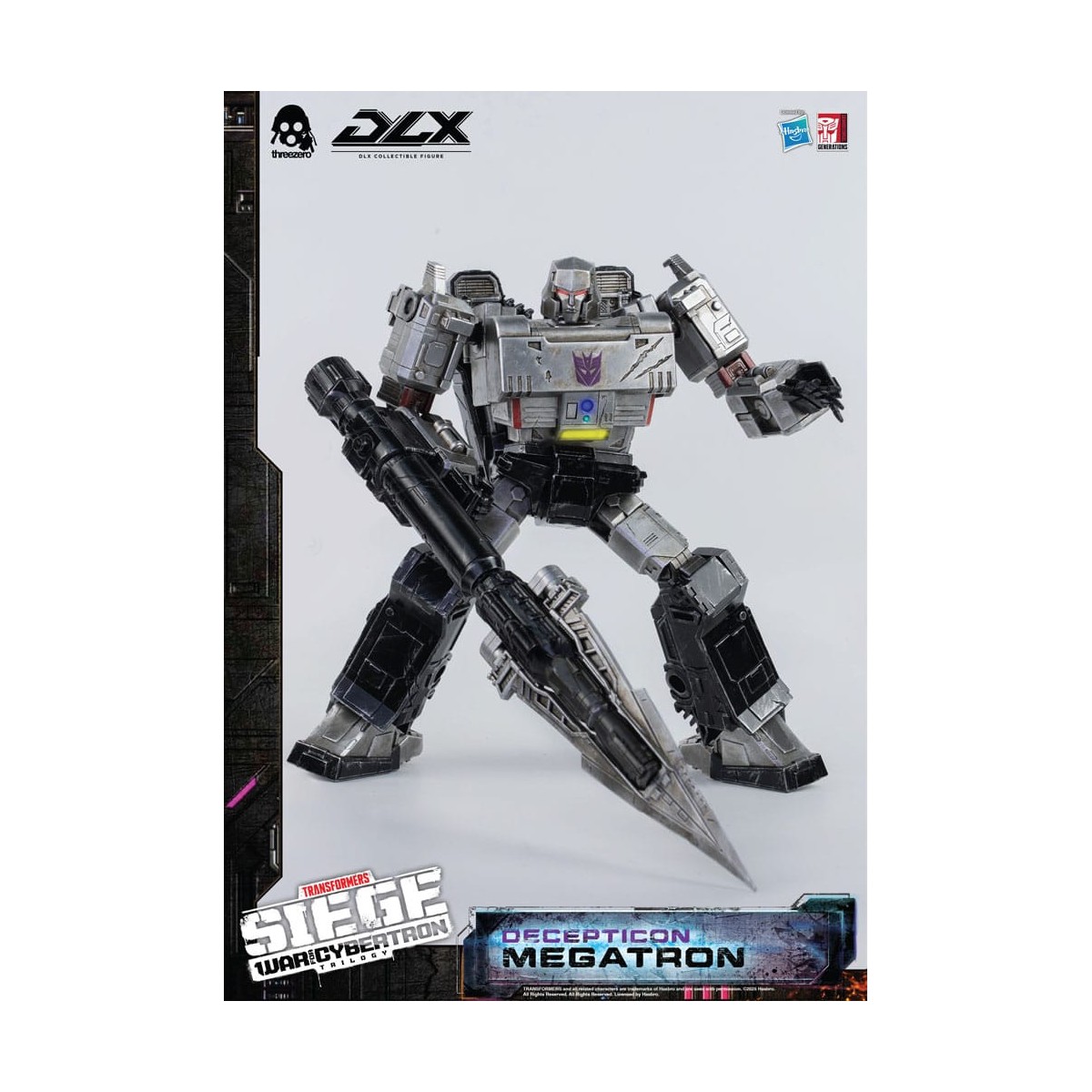 Three0 Transformers - DLX MEGATRON - Trilogía de la Guerra por Cybertron
