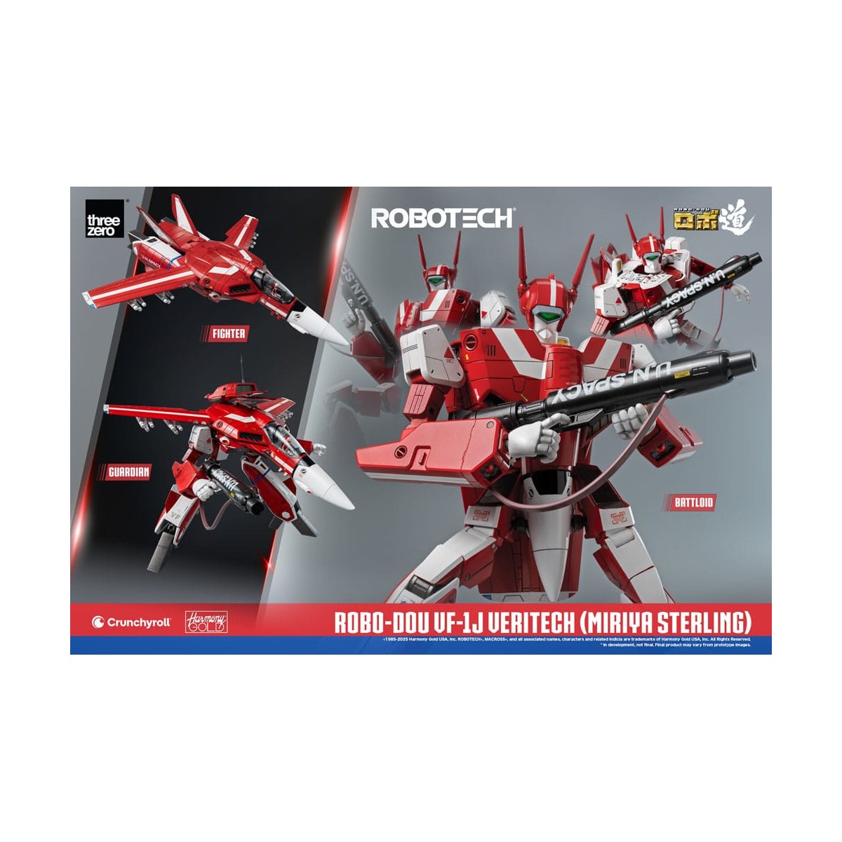 Tres Cero - ROBOTECH - VF-1J Veritech (Miriya Sterling) Robo-Dou - Macross