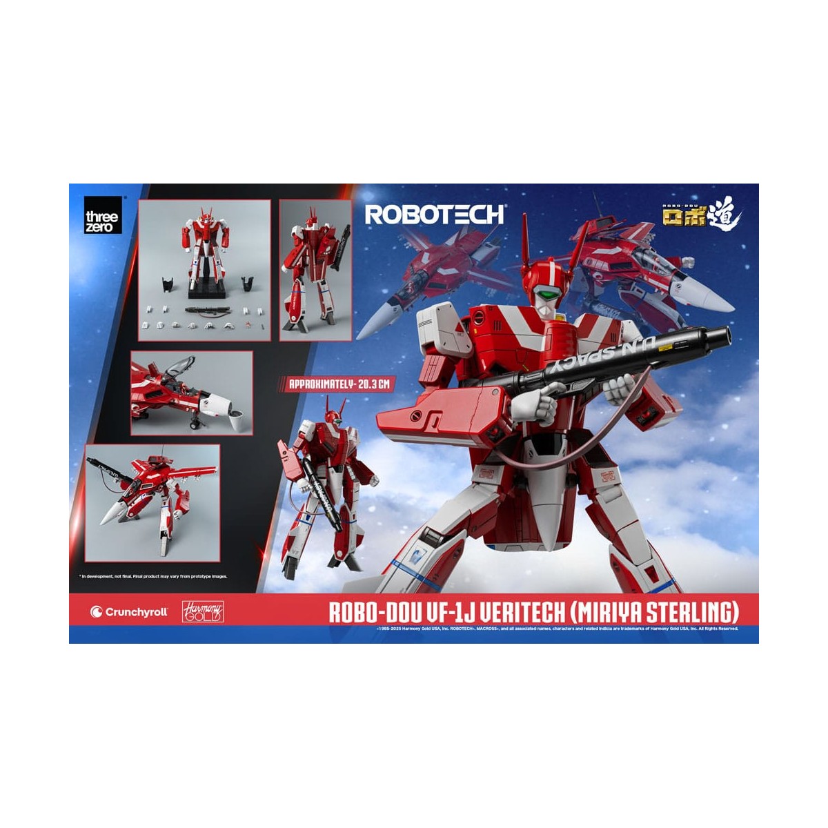 Tres Cero - ROBOTECH - VF-1J Veritech (Miriya Sterling) Robo-Dou - Macross