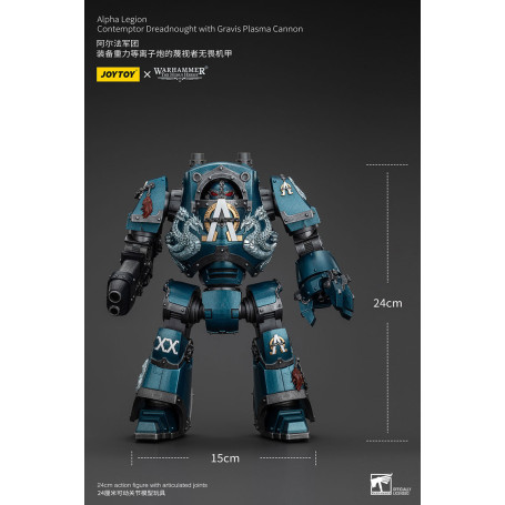 Joytoy - Warhammer - Legión Alfa - Contemptor Dreadnought con Cañón de Plasma Gravis - La Herejía de Horus
