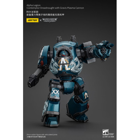 Joytoy - Warhammer - Legión Alfa - Contemptor Dreadnought con Cañón de Plasma Gravis - La Herejía de Horus