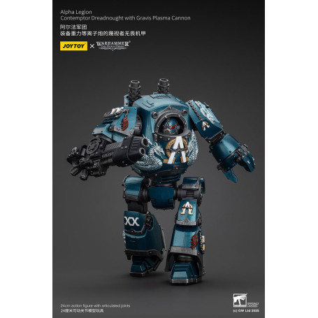 Joytoy - Warhammer - Legión Alfa - Contemptor Dreadnought con Cañón de Plasma Gravis - La Herejía de Horus