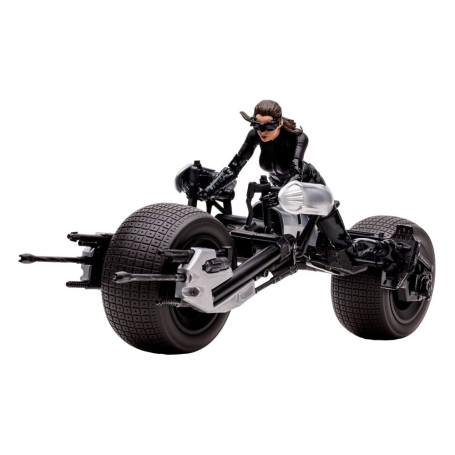 Mc Farlane - DC Multiverse - Batpod con Catwoman 1/12 (The Dark Knight Rise)