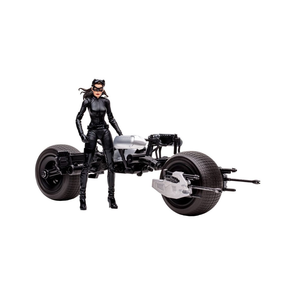 Mc Farlane - DC Multiverse - Batpod con Catwoman 1/12 (The Dark Knight Rise)