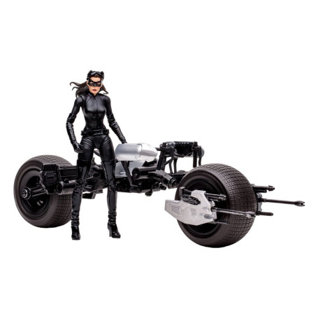 Mc Farlane - DC Multiverse - Batpod con Catwoman 1/12 (The Dark Knight Rise)