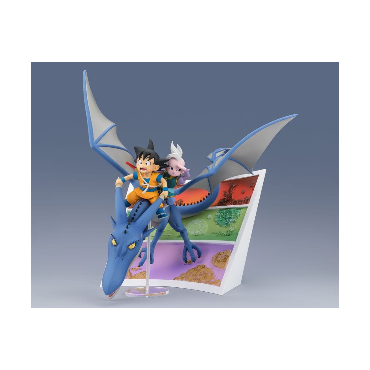 Bandai Dragon Ball Daima Figuarts Zero - Son Goku (mini) & Supreme Kai (mini) ¡Bienvenidos a la gran Aventura!