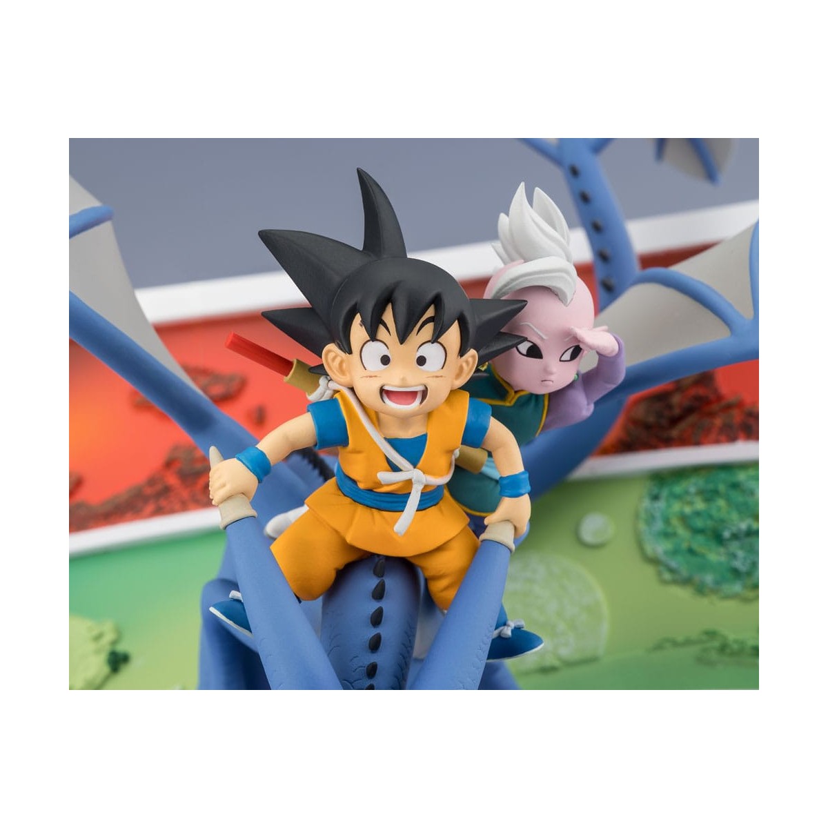 Bandai Dragon Ball Daima Figuarts Zero - Son Goku (mini) & Supreme Kai (mini) ¡Bienvenidos a la gran Aventura!