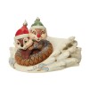 Enesco - Disney Traditions Tic & Tac van en trineo