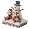 Enesco - Muñeco de Nieve Tic & Tac - Tradiciones Disney por Jim Shore