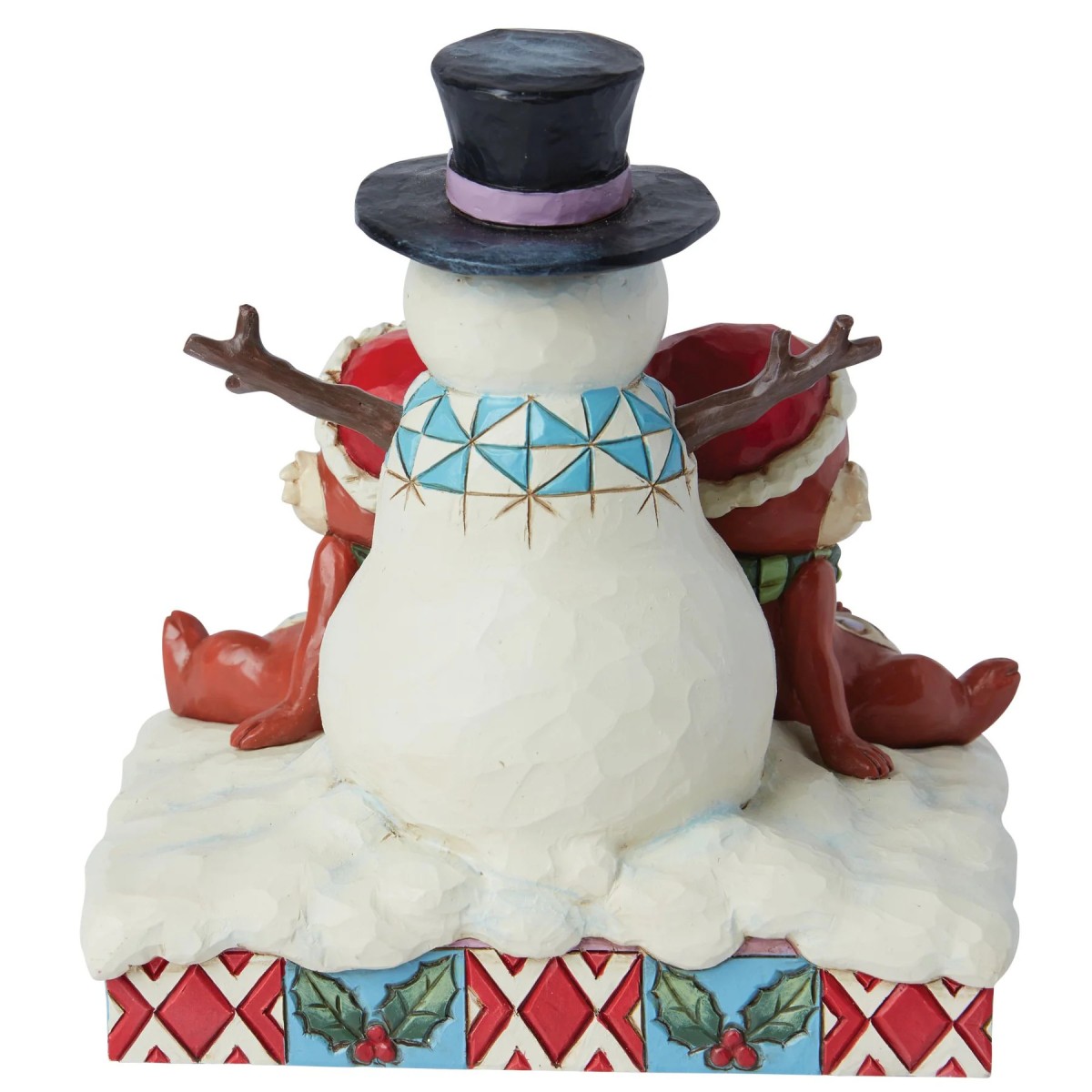 Enesco - Muñeco de Nieve Tic & Tac - Tradiciones Disney por Jim Shore