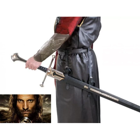 United Cutlery Vaina de Anduril LOTR - Vaina de Anduril El Señor de los Anillos