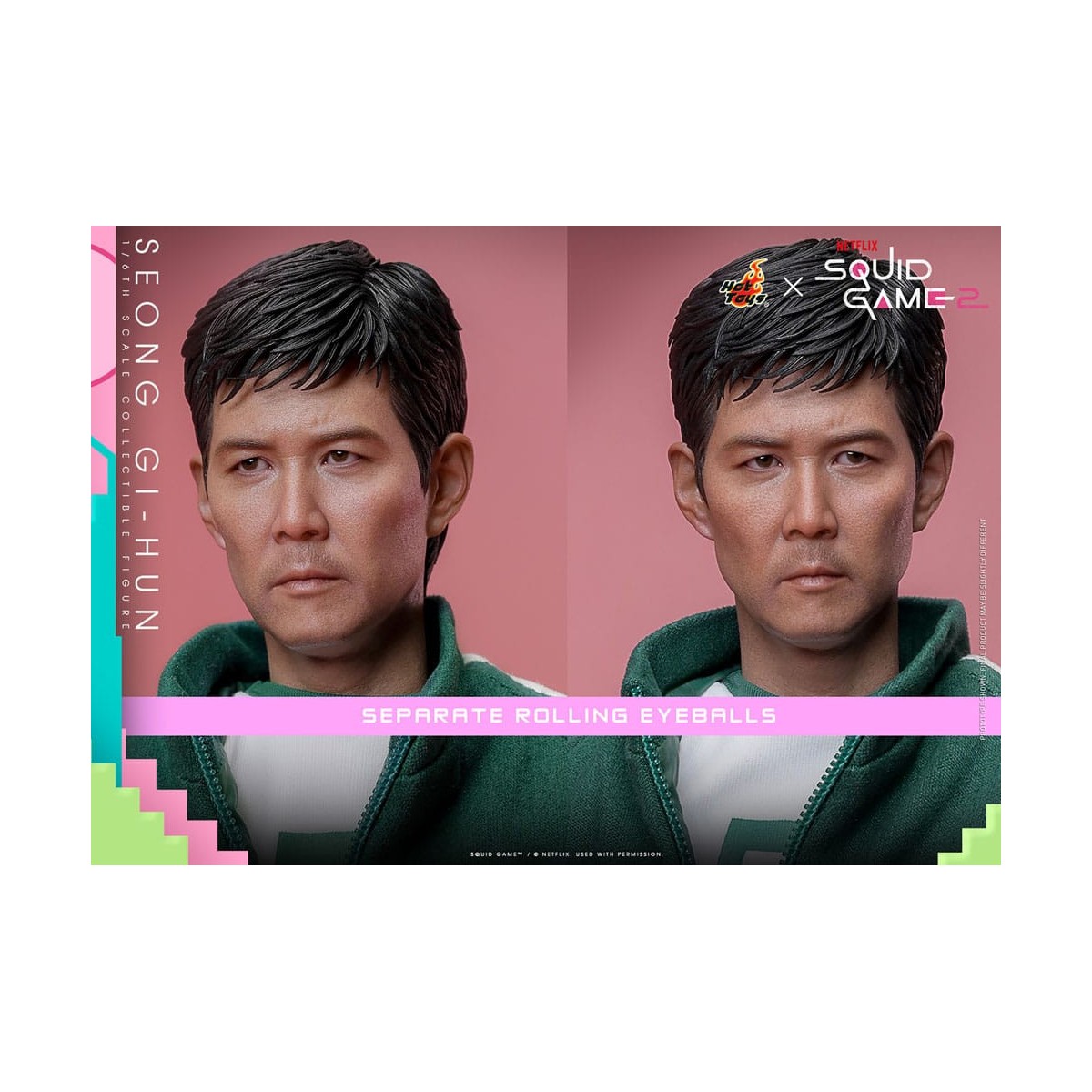 Hot Toys - Juego de Calamares 2 - Seong Gi-hun 1/6
