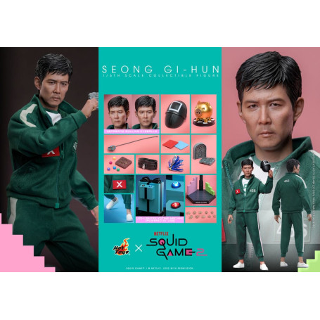 Hot Toys - Juego de Calamares 2 - Seong Gi-hun 1/6