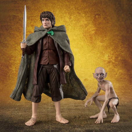 Tamashii - FRODO BAGGINS & GOLLUM - El Señor de los RIngs: La Comunidad del Anillo- S.H. Figuarts SHF