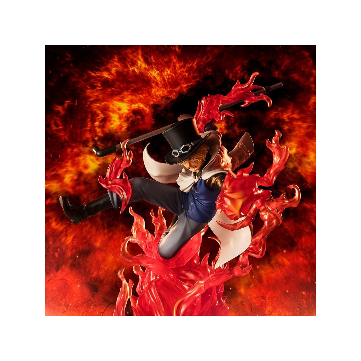 Bandai One Piece - Sabo - Puño de Fuego Rook Check - Figuarts Zero Extra Battle