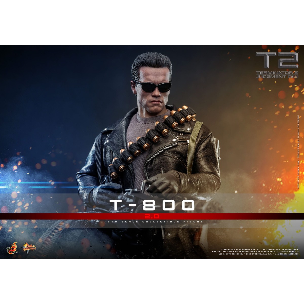 Hot Toys - Terminator 2: Judgment Day MMS 1/6 - Battle Damaged T-800 V2.0