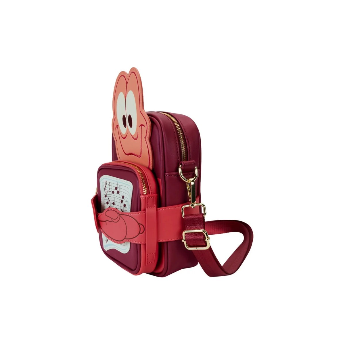 Disney La Petite Sirene - Bolso bandolera Loungefly Lazo figurado 35 Aniversario Sebastian