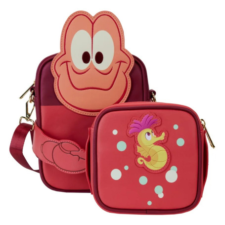 Disney La Petite Sirene - Bolso bandolera Loungefly Lazo figurado 35 Aniversario Sebastian