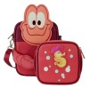 Disney La Petite Sirene - Bolso bandolera Loungefly Lazo figurado 35 Aniversario Sebastian