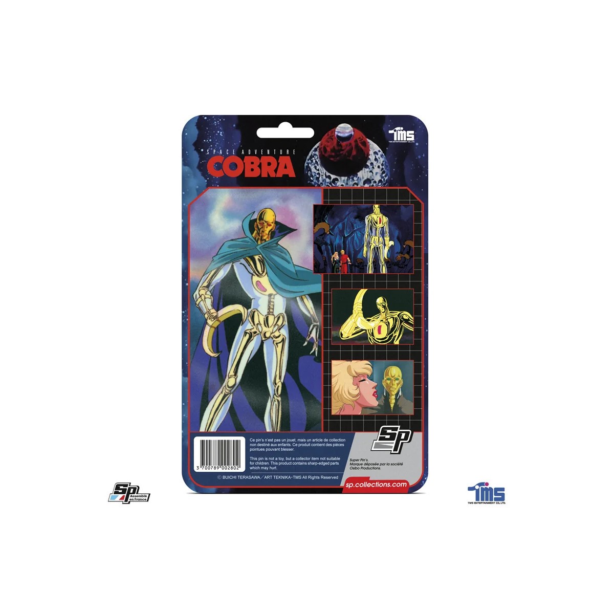 SP Collections - Cobra Super Pins Blister Card - CRYSTAL BOY - El Hombre de Cristal