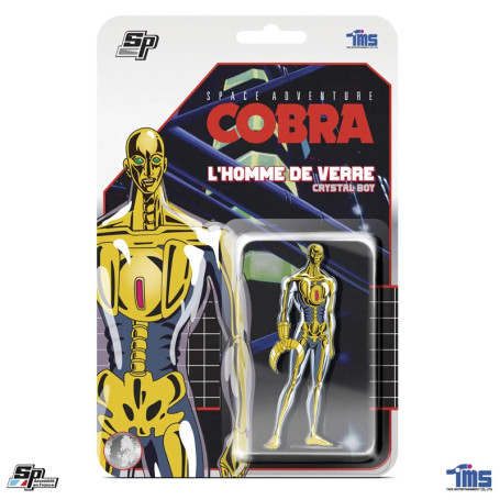 SP Collections - Cobra Super Pins Blister Card - CRYSTAL BOY - El Hombre de Cristal