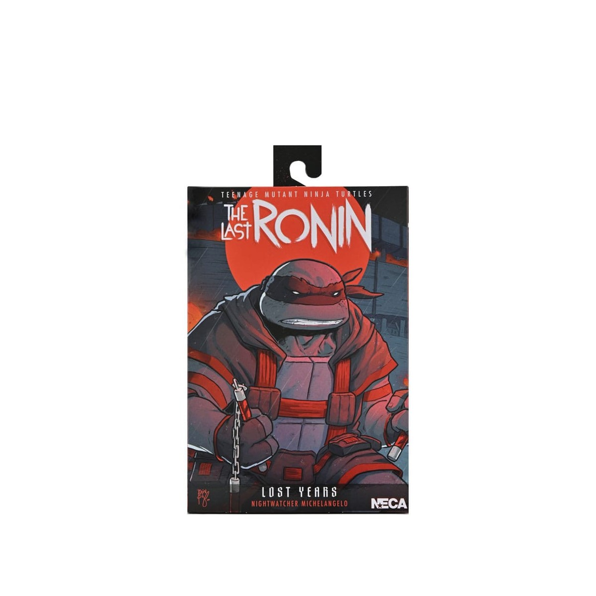 NECA - IDW Comics - Michelangelo Rondador Nocturno - El Último Ronin Los Años Perdidos - TMNT