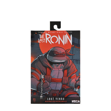 NECA - IDW Comics - Michelangelo Rondador Nocturno - El Último Ronin Los Años Perdidos - TMNT