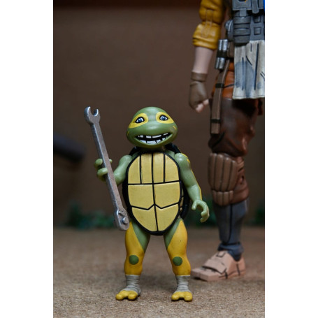 NECA - IDW Comics - La abuela Abril con Baby Yi y Moja - El último Ronin Los años perdidos - TMNT