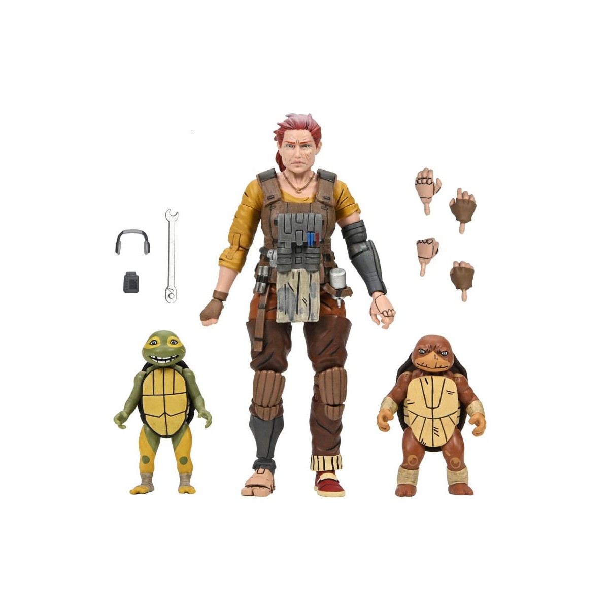 NECA - IDW Comics - La abuela Abril con Baby Yi y Moja - El último Ronin Los años perdidos - TMNT