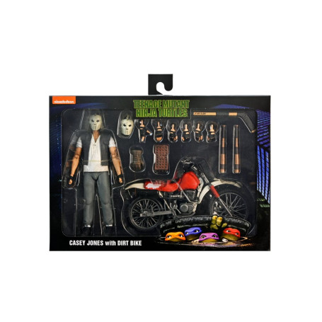 Neca - TMNT - Casey Jones con moto de cross - Teenage Mutant Ninja Turtles - Teenage Mutant Ninja Turtles - La película