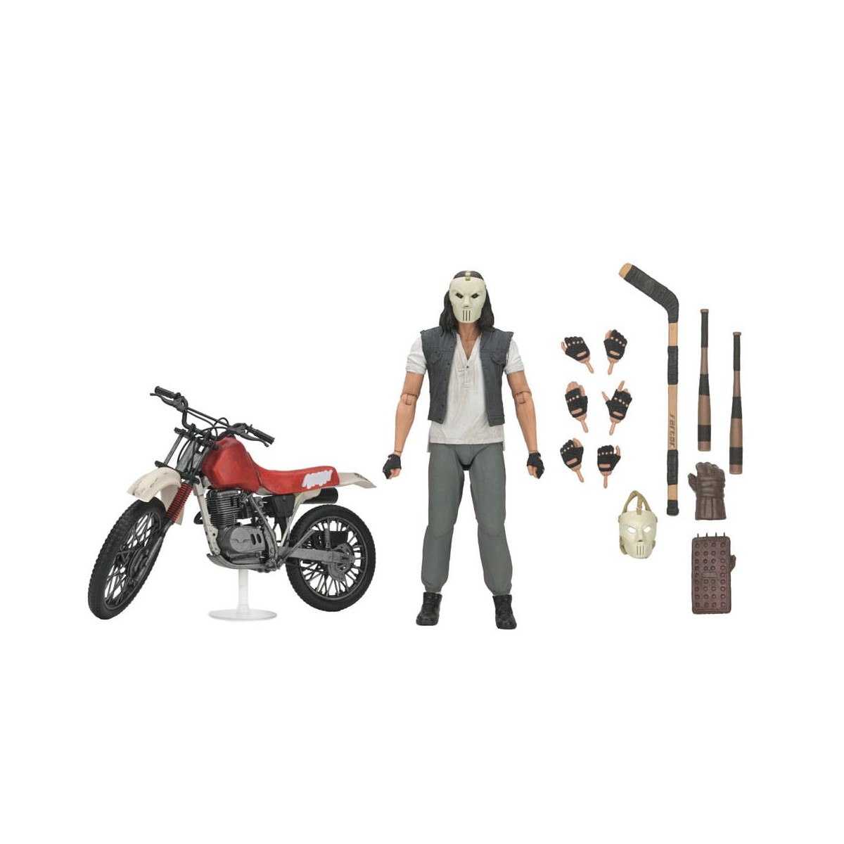 Neca - TMNT - Casey Jones con moto de cross - Teenage Mutant Ninja Turtles - Teenage Mutant Ninja Turtles - La película